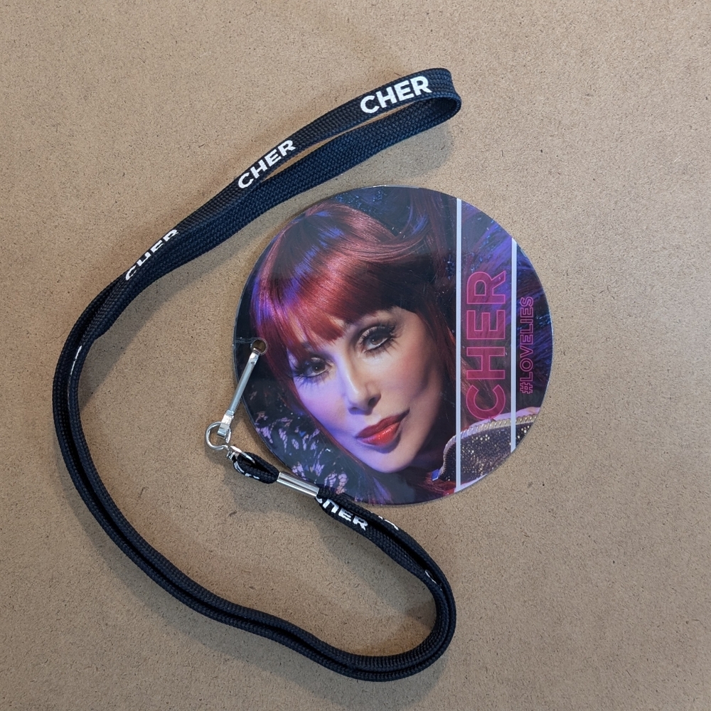 2014 Cher Dressed To Kill Tour Concert Pass Lanyard